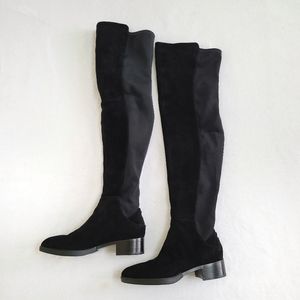 Tory Burch Caitlin Suede Knee Suede Tall Boots Size 5